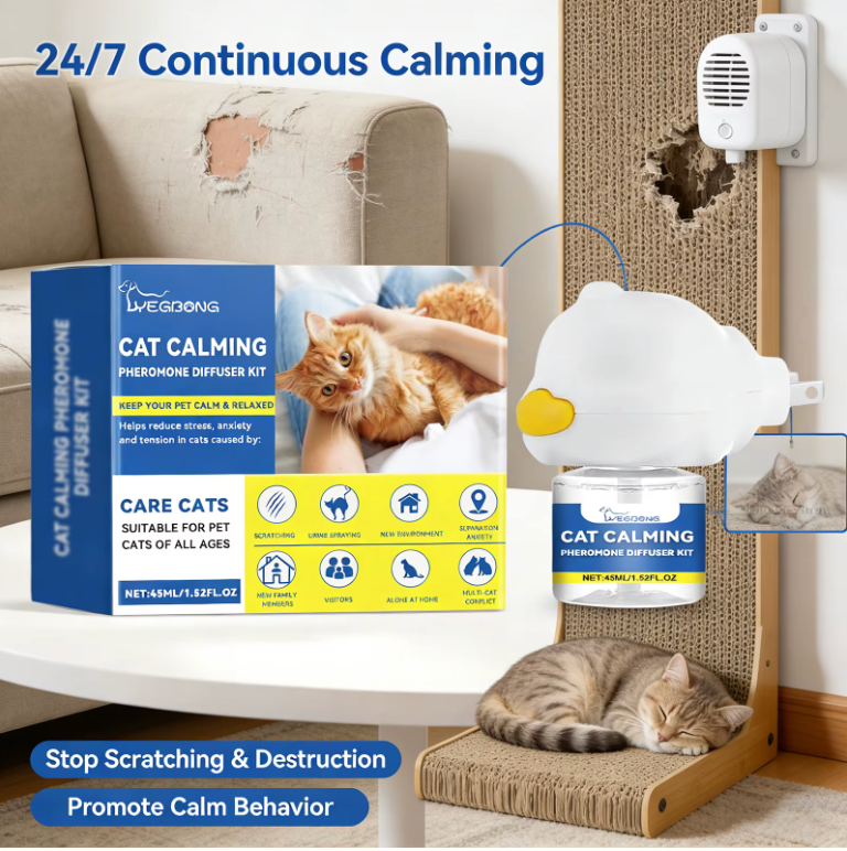 Zuvira™ CalmPaws Cat Calming Pheromone Diffuser Kit