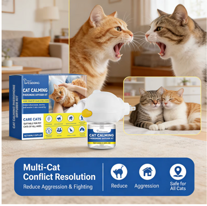 Zuvira™ CalmPaws Cat Calming Pheromone Diffuser Kit