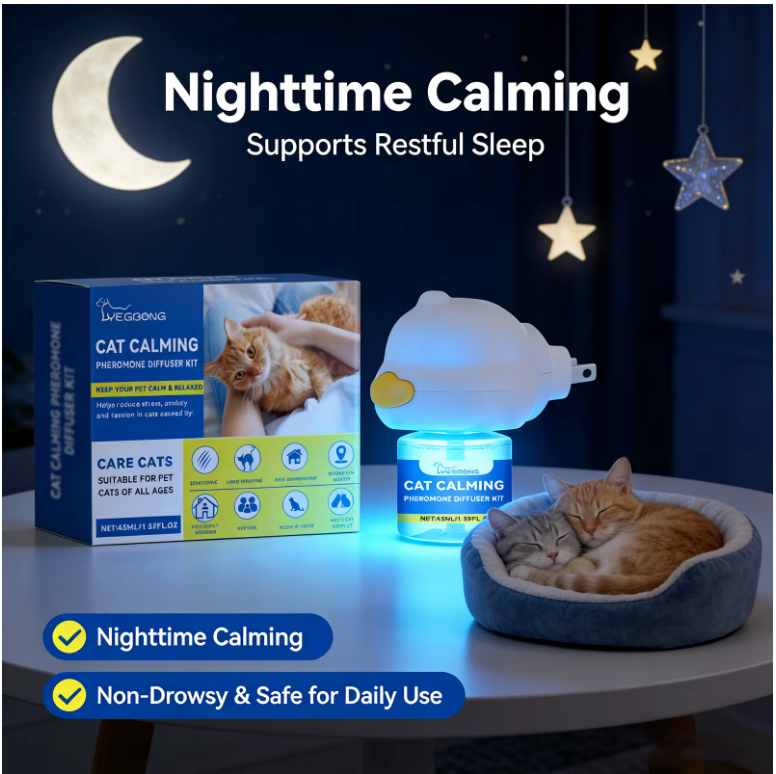 Zuvira™ CalmPaws Cat Calming Pheromone Diffuser Kit