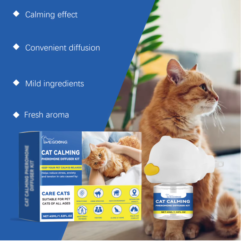 Zuvira™ CalmPaws Cat Calming Pheromone Diffuser Kit