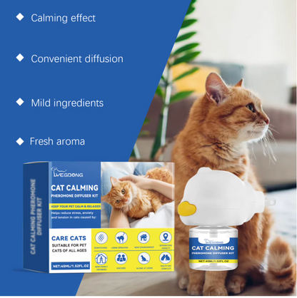Zuvira™ CalmPaws Cat Calming Pheromone Diffuser Kit