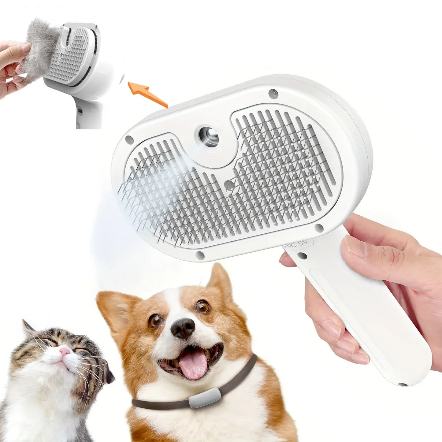 Zuvira™ Steam Grooming Brush